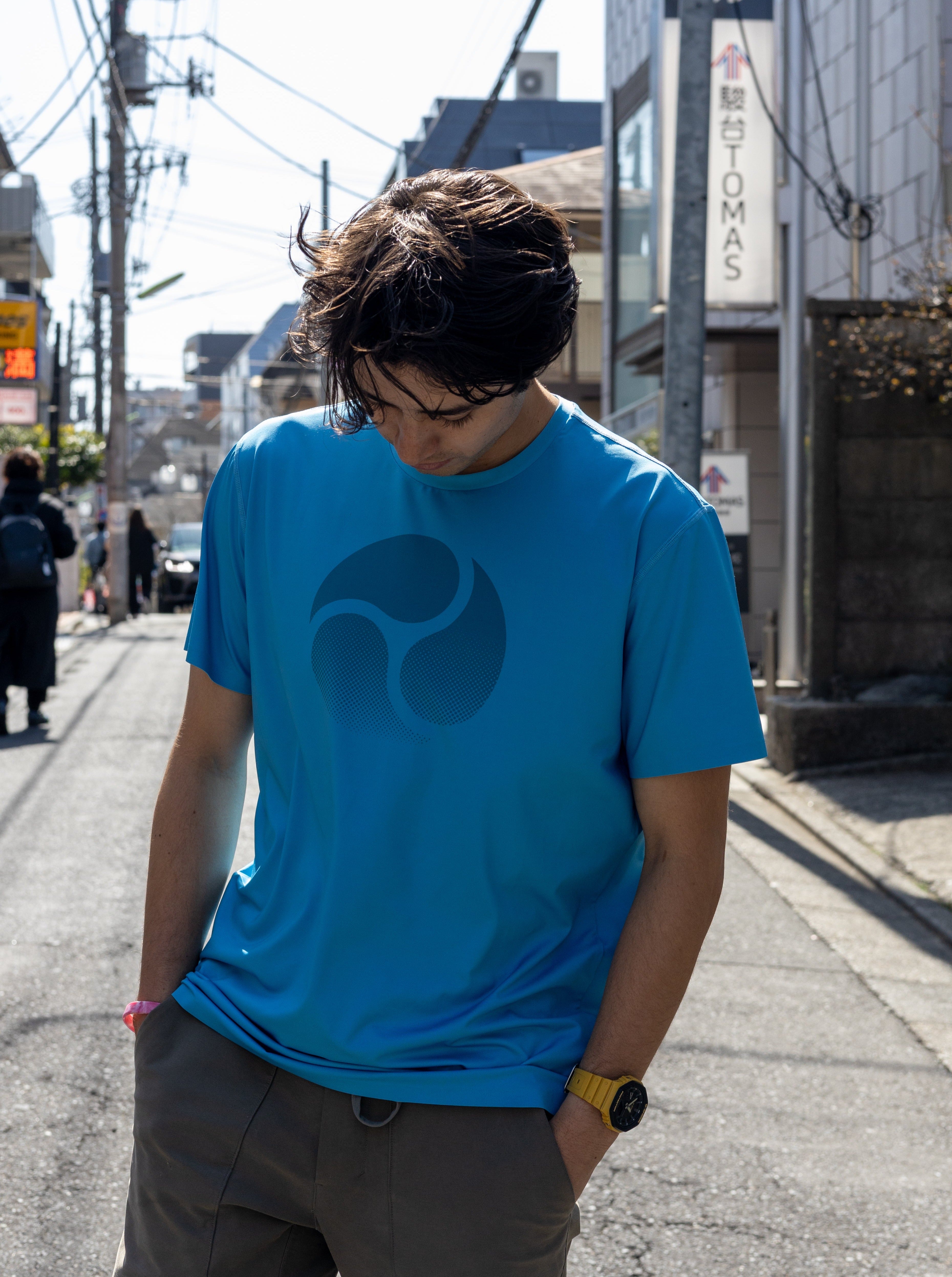 紋 - ウルトラストレッチトレーニング Tシャツ